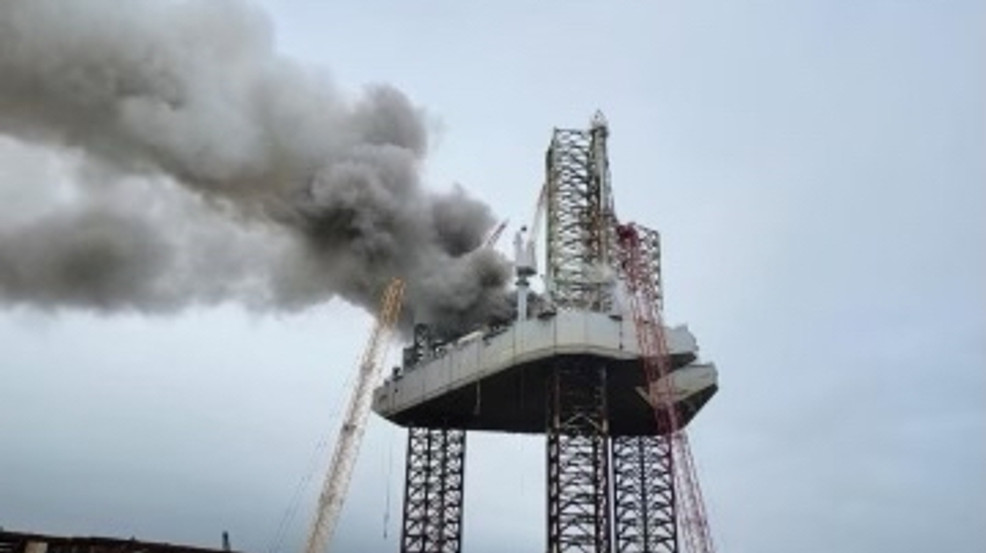 Workers Rescued After Oil Rig Fire Breaks Out Near Port Arthur